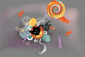 Тапет – Хелоуински сладкиши