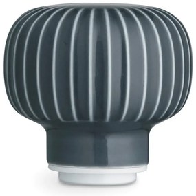 Мелничка за подправки от дъбово дърво с антрацитен детайл от порцелан Hammershoi, височина 13 см Hammershøi - Kähler Design