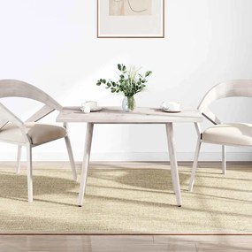 824416 vidaXL Плот за маса, бял, 100x60x2,5 см, бор масив, правоъгълен