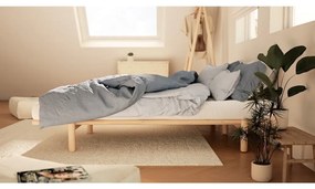 Двойно легло от борова дървесина с решетка 140x200 cm Pace - Karup Design