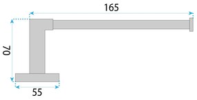 Поставка за тоалетна хартия 5909 Nico Gold