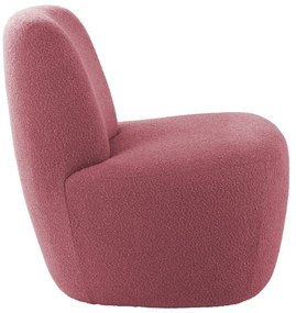 Розово кресло от плат букле Ada – Leitmotiv