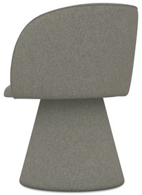 Сив тапициран трапезен стол Maia – Makamii