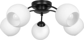 Плафон МОРЕЛО, черен, 5xE27