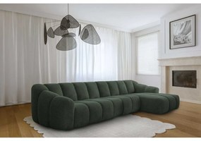 Тъмнозелен ъглов диван (десен ъгъл) Shell – Miuform