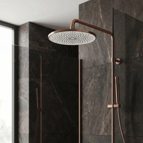 Кръгла душ глава REA JS-021BRG Brush Copper