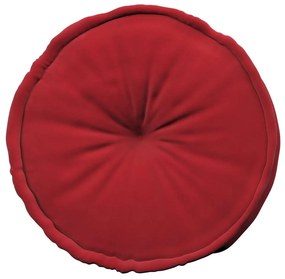 Červený sedací vak Posh Velvet – Yellow Tipi