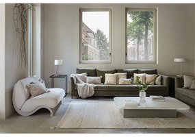 Кремав ръчно изработен памучен килим подходящ за пране 170x240 cm Bloom Natural – Lorena Canals