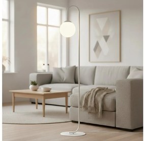 Подова лампа FLOR 1xE14/10W/230V бяла