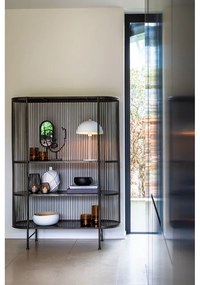 Черен метален висок скрин 119x161 cm Yinthe - Light &amp; Living