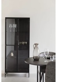 Черна метална витрина 70x170x35 cm Rob – White Label