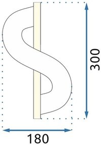 Аплик LED G032-W Gold