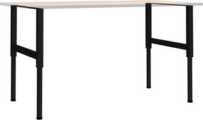 147933 vidaXL Подвижни рамки за работна маса 2 бр метал 85x(69-95,5) см черни