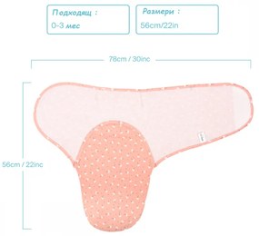 Sevi Baby Антистрес завивка за новородено - цветя