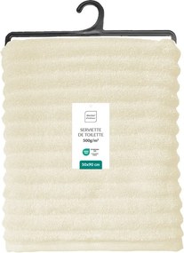 Кремава памучна кърпа от тери 50x90 cm Maya – douceur d'intérieur