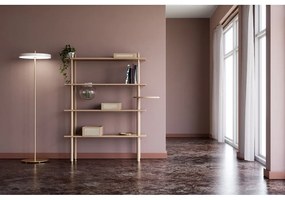 Бяла LED лампа с метален абажур (височина 151 cm) Asteria Floor - UMAGE