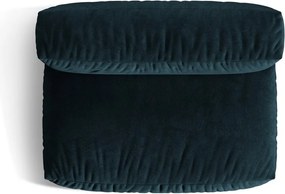 Тъмносин кадифен модул за диван (среден модул) Martina – Micadoni