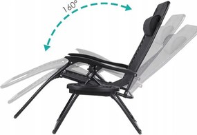 Комплект от 2 градински стола с маса - кафяв