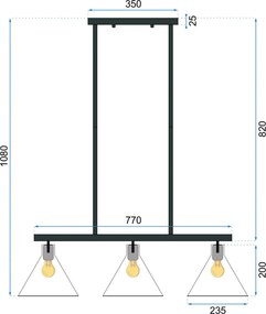 Лампа APP318-3CP