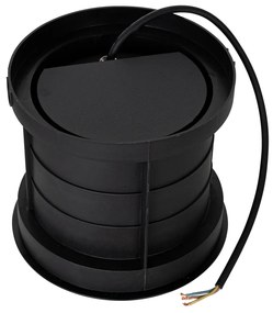 Модерен наземни прожектор черен 3-светлина IP65 - Tribus