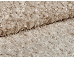 Светлокафява табуретка от букле Dia – Micadoni