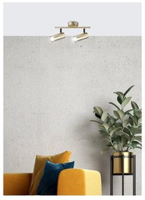 Метален прожектор в златист цвят 9x36 cm Colly – Candellux Lighting