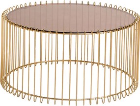 Кафе-маса Temporal Round-злато