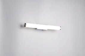 LED стенна лампа в лъскаво сребристо Mattimo – Trio