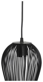 Черна лампа за таван ø 19 cm Abby - Light &amp; Living