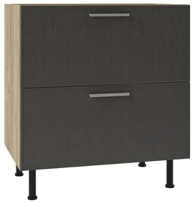 Долен кухненски шкаф “Sky loft ” Т2 Н80/87 2ч.Blumotion