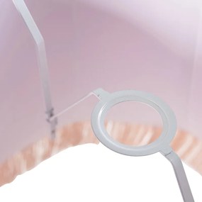 Копринен абажур розов 45/30/44 - Granny