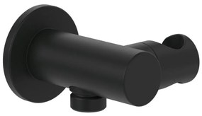 Villeroy & Boch TVC000462000K5 - Матово черен държач за душ с извод