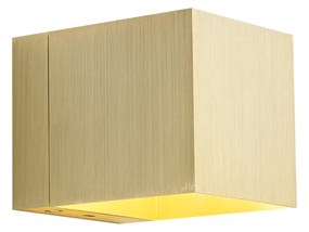 Модерна стенна лампа златна с LED и димер за докосване акумулаторна - Joris