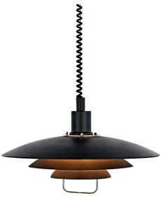 Черна висяща лампа Kikrenes, ø 48 cm Kirkenes - Markslöjd