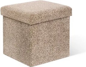 Пуф със съхранение atmosphera Oxia, Кафяв, 38x38 cm