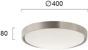 таванна светлина Viokef Yara-сребро-Диаметър 40 См