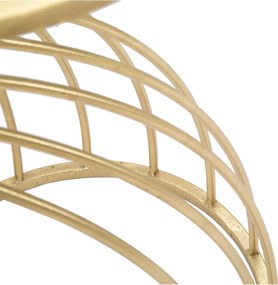 Кръгла странична маса със стъклен плот ø 35 cm Flush - Mauro Ferretti