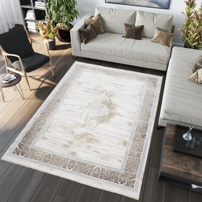 Изящен кремав килим с орнаменти Ширина: 120 см | Дължина: 170 см