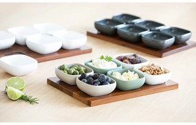 Бял порцеланов комплект от за сервиране 6 бр. Essentials – Ladelle