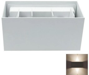 LED Екстериорен аплик LED/12W/230V IP54 бял