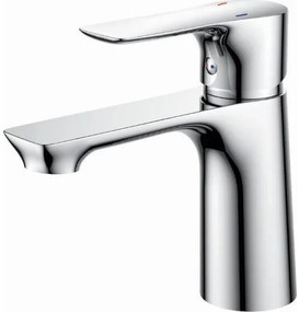 Стоящ смесител за умивалник ДОУВЪР ICF 1001007, месинг, хром, 14.9x14.3см