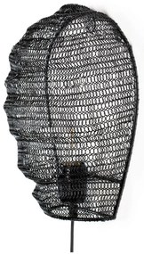 Черна стенна лампа Lena - White Label