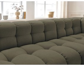 Зелен ъглов диван (десен ъгъл) Cloud – Bobochic Paris