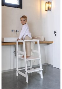 Бяла учебна кула от масивен бук Forrest – Vipack