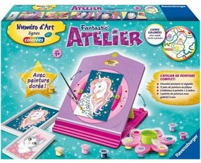 Картини за Оцветяване Ravensburger  Fantastic 'Atelier Art Number