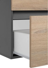 Стенен шкаф без мивка от декор от дъб в естествен цвят 60x52 cm Wisla – Støraa