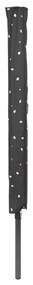 Външен простор Brabantia Lift-O-Matic 1003467, 50 м, Регулируема височина, Метален шиш за вкопаване, Калъф, Торба с щипки, Резистентен на корозия, Черен