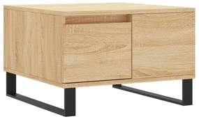830767 vidaXL Кафе маса, дъб сонома, 55x55x36,5 см, инженерно дърво