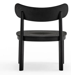 Черен трапезен стол в декор от пепел Nara - Teulat