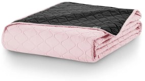 Розово-черна двустранна покривка за легло от микрофибър , 200 x 220 cm Axel - DecoKing